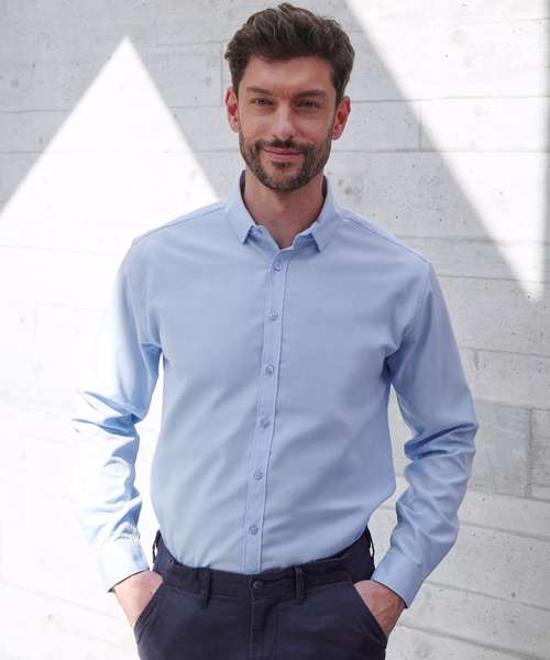 Long sleeve ‘cotton-feel’ Coolplus® shirt