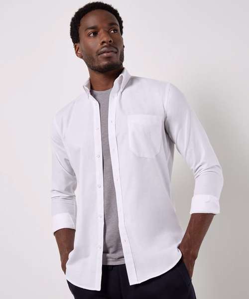 Slim fit workwear Oxford shirt long-sleeved (slim fit)