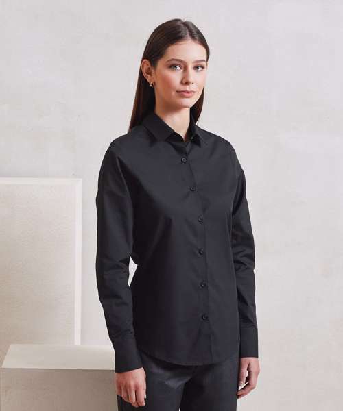 Women’s long sleeve ‘Recyclight’ poplin shirt