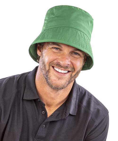 Recycled bound edge bucket hat