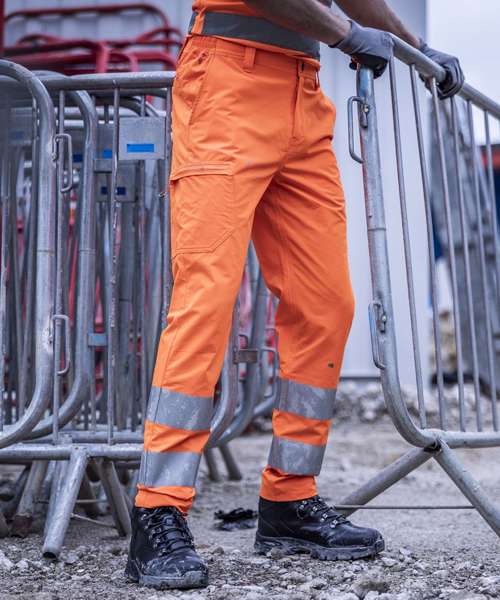 Hi-vis pro contract stretch action trousers