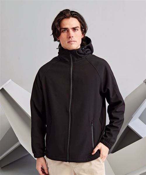 Hooded 2-layer softshell jacket